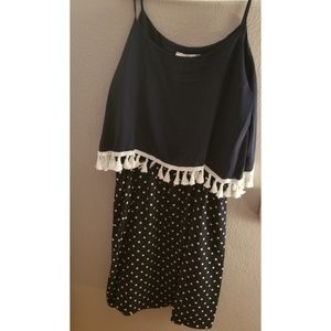 Peach Love Polka Dot Dress